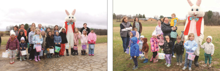 Hollandale's Easter Egg Hunt participants