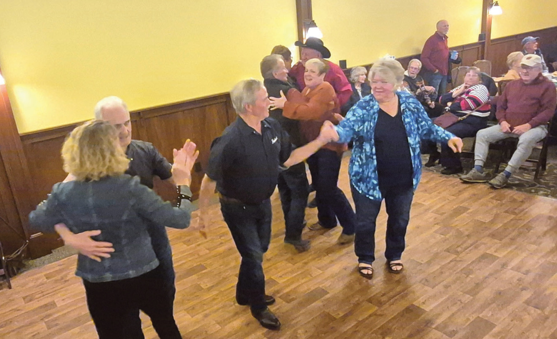 Dancers get their groove on during the Blue Jean Ball