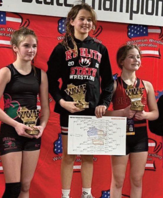 Paisley Ritschard was a five-time state qualifier, fin- ishing first.