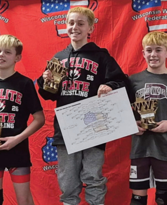 Six bring home hardware from WWF Kids State Championships