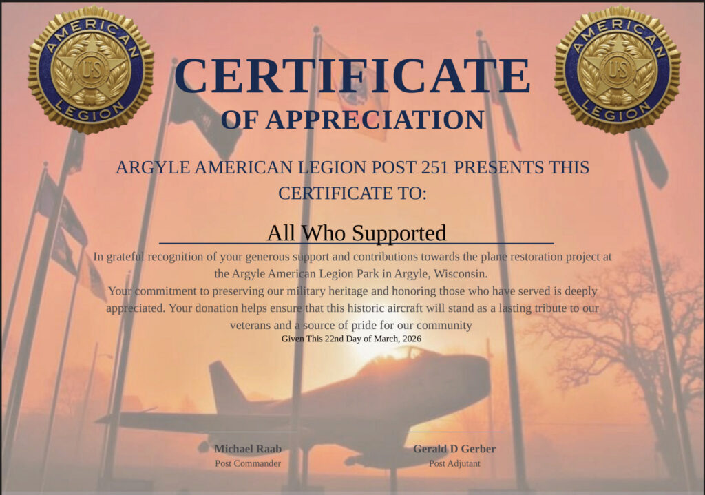 Certificate Of Appreciation