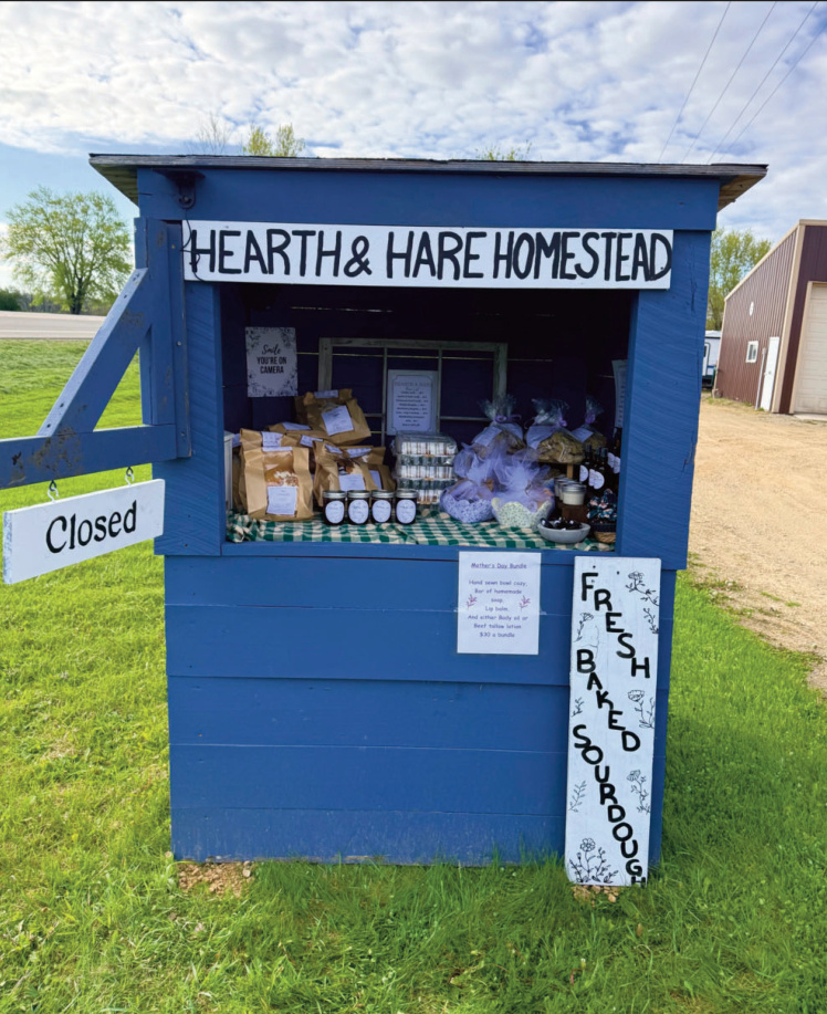 Photo of the Hearth & Hare Homestead stand