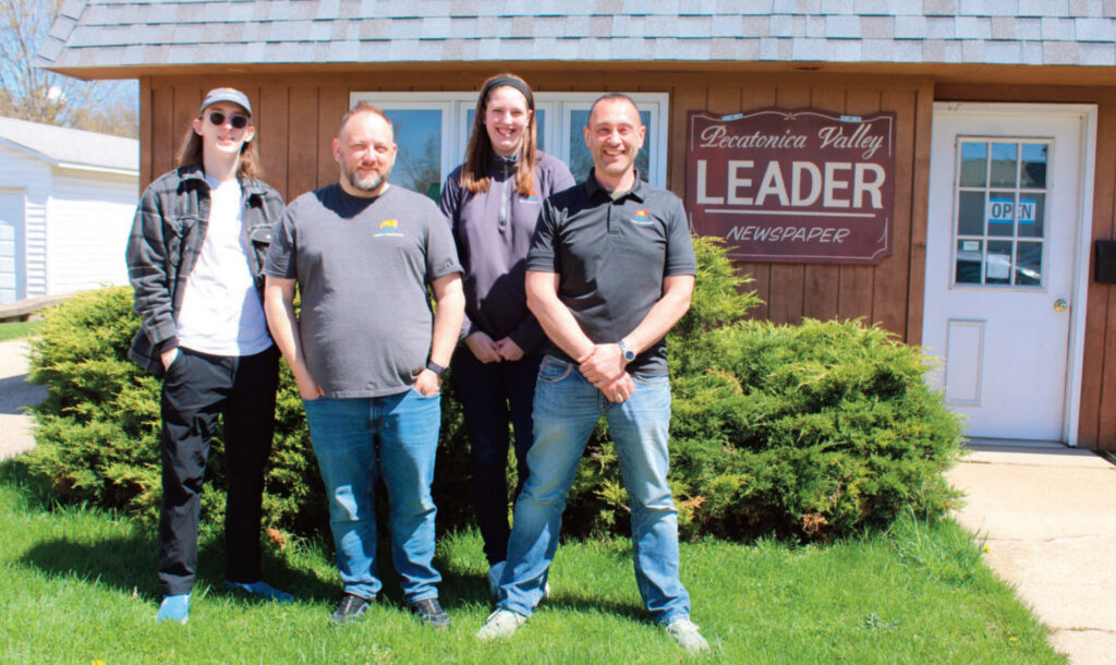 From left to right is Vee Schutte, Joe Schutte, Allison Thompson, and Brian Frick