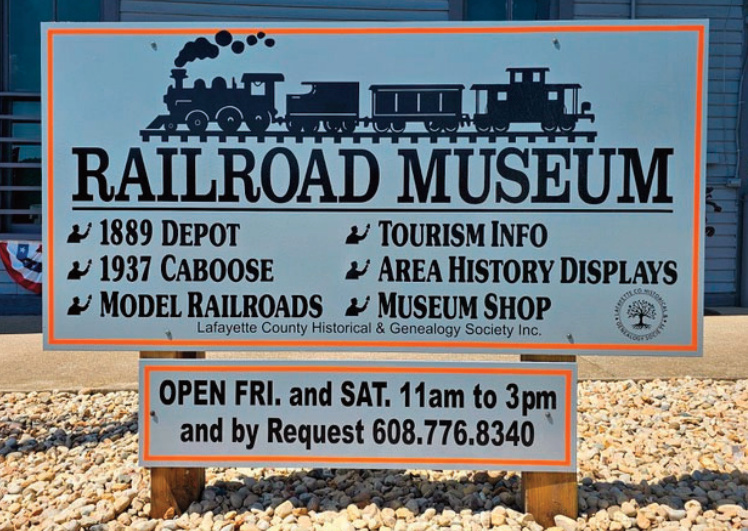 Reilroad Museum sign